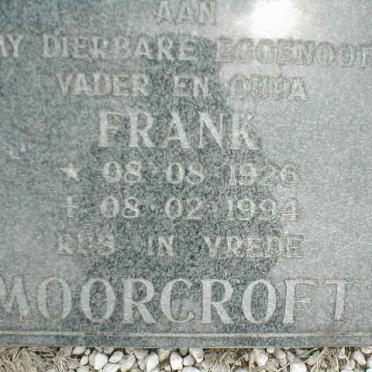 MOORCROFT Frank 1926-1994