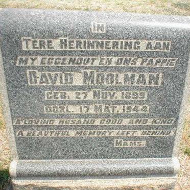 MOOLMAN David 1899-1944