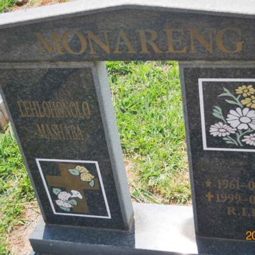 MONARENG Lehlohonolo Mashaba 1961-1999