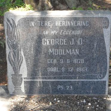 MOOLMAN George J.D. 1878-1963