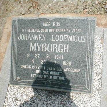 MYBURGH Johannes Lodewicus 1941-1986