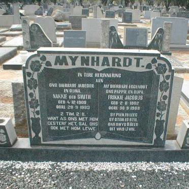 MYNHARDT Frikkie Jacobus 1902-1968 &amp; Nakkie SMITH 1909-1983
