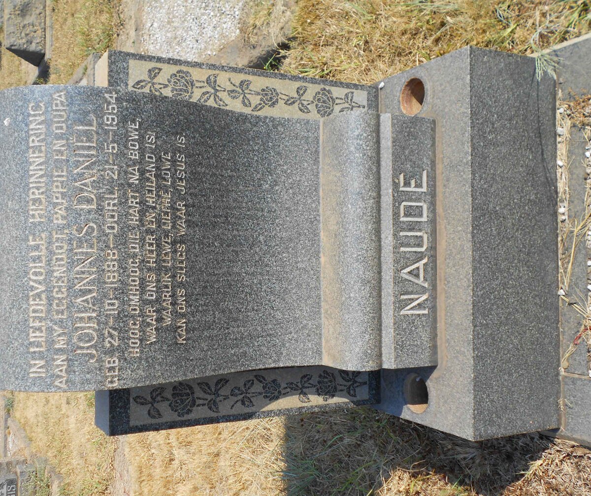 NAUDÉ Johannes Daniël 1888-1954