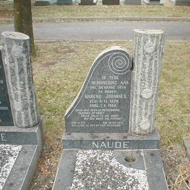 NAUDE Barend Johannes 1920-1964