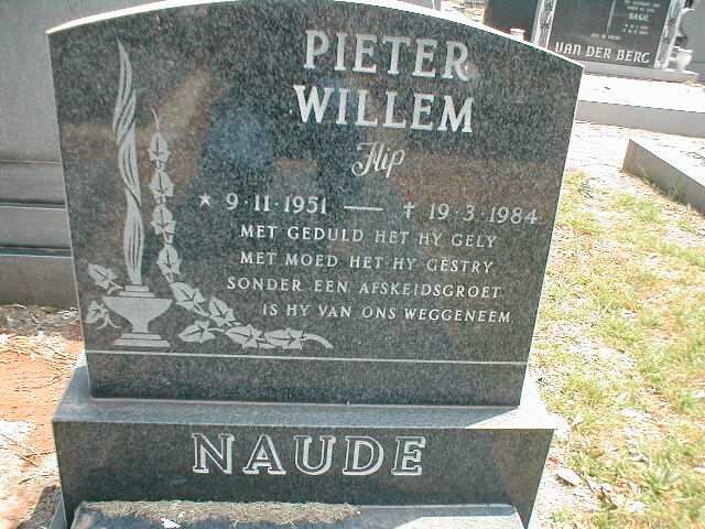 NAUDE Pieter Willem 1951-1984
