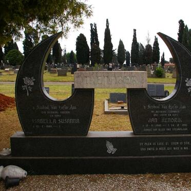 NIENABER Jan Hendrik 1940-1995 &amp; Isabella Susanna 1946-