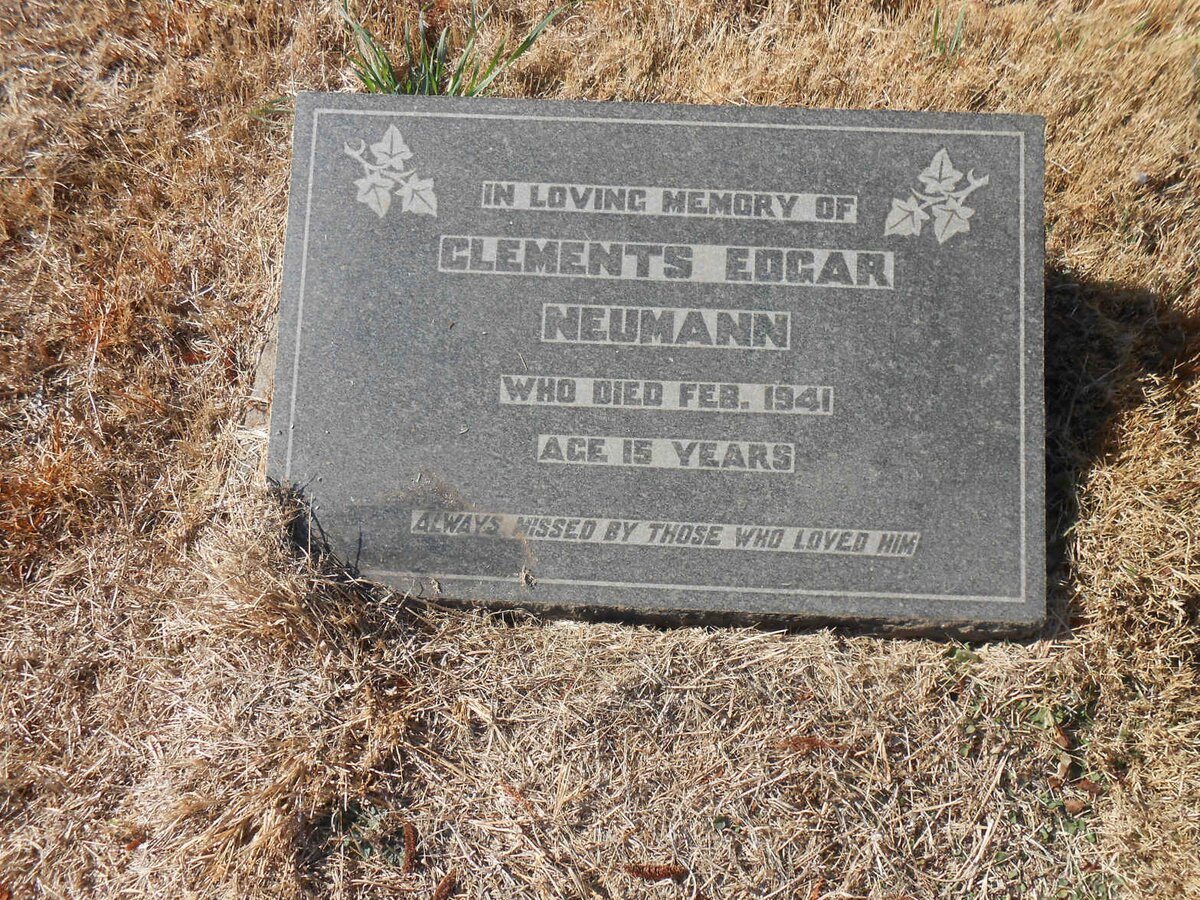 NEUMANN Clements Edgar -1941