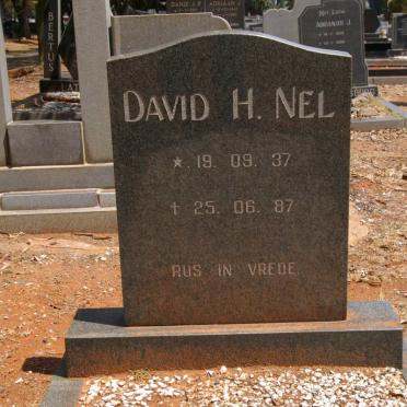 NEL David H. 1937-1987