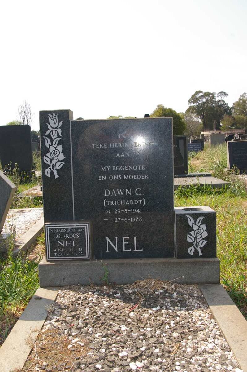 NEL J.G. 1941-2007 &amp; Dawn C. TRICHARDT 1941-1976