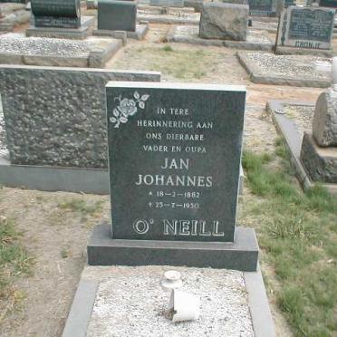 O'NEILL Jan Johannes 1882-1950