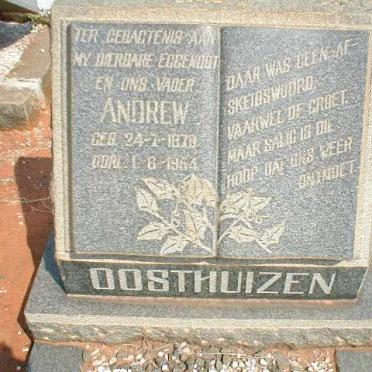 OOSTHUIZEN Andrew 1879-1954