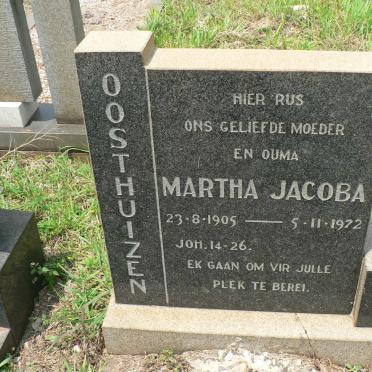 OOSTHUIZEN Martha Jacoba 1905-1972