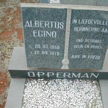 OPPERMAN Albertus Egino 1958-1979