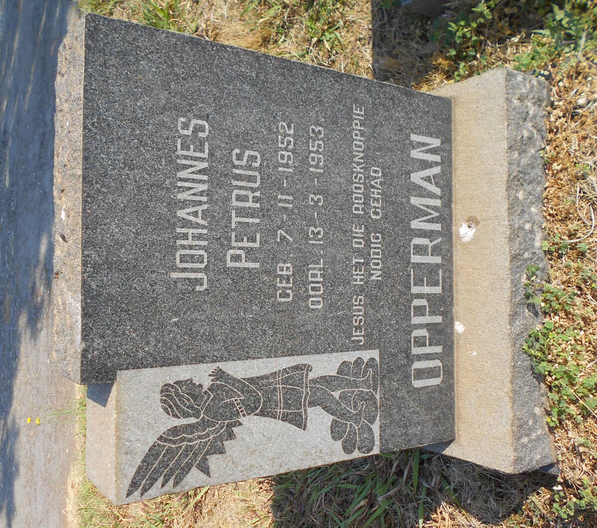 OPPERMAN Johannes Petrus 1952-1953