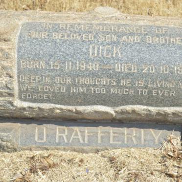 O'RAFFERTY Dick 1940-1958