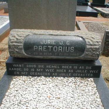 PRETORIUS Jurie J.G. 1938-1968