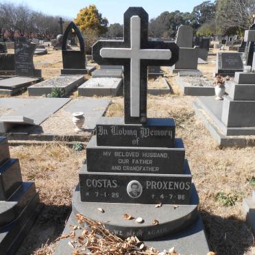 PROXENOS Costas 1925-1986