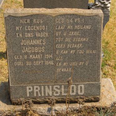 PRINSLOO Johannes Jacobus 1914-1946
