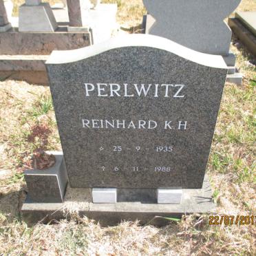 PERLWITZ Reinhard K.H. 1935-1988