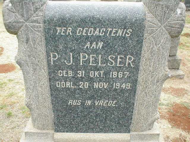 PELSER P.J. 1887-1949