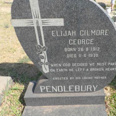 PENDLEBURY Elijah Gilmore George 1912-1970
