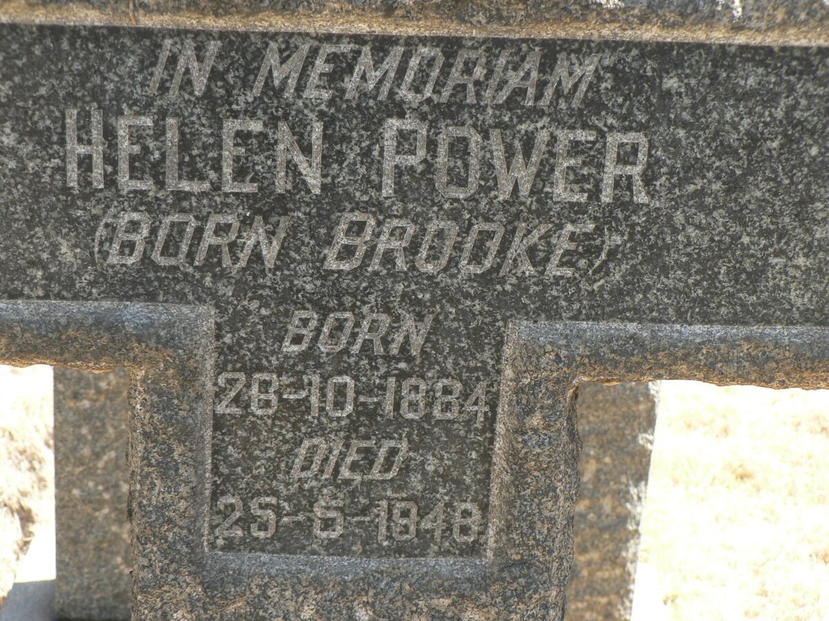 POWER Helen nee BROOKE 1884-1948