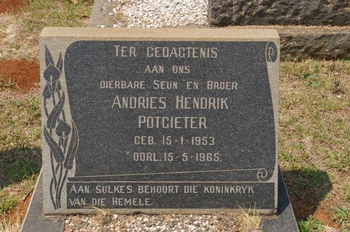 POTGIETER Andries Hendrik 1953-1965
