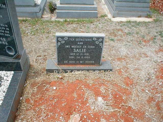 POTGIETER Salie 1918-1988