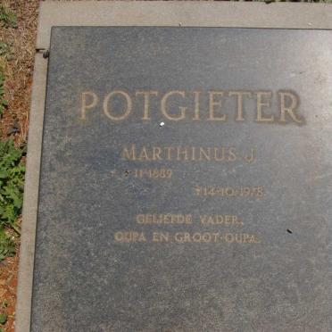 POTGIETER Marthinus J. 1889-1978