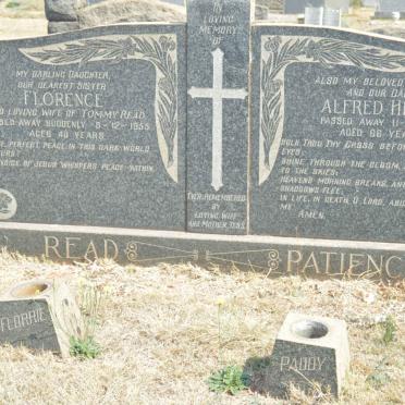 PATIENCE Alfred Henry -1955 :: READ Florence -1955