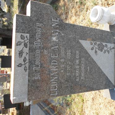 PAYNE Leonard E.A. 1965-1986