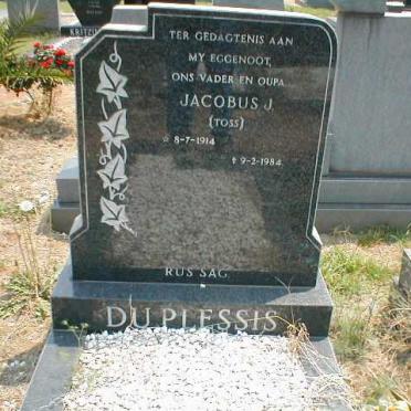 PLESSIS Jacobus J., du 1914-1984