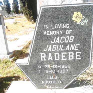 RADEBE Jacob Jabulane 1953-1997