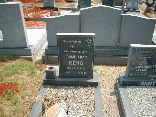 RENS Johan Adam 1926-1984