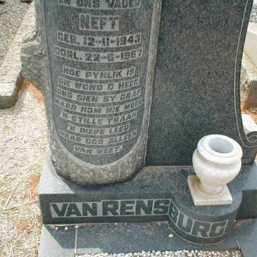 RENSBURG Neft, van 1943-1967