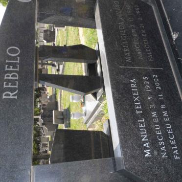 REBELO Manuel Teixeira 1925-2002 &amp; Maria Gilda Juliăo 1936-1982