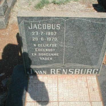 RENSBURG Jacobus, J. van 1907-1970