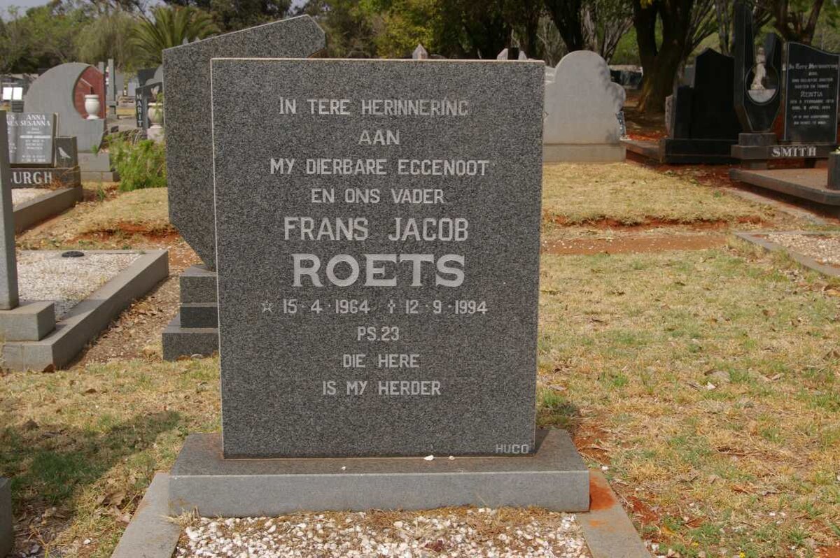 ROETS Frans Jacob 1964-1994