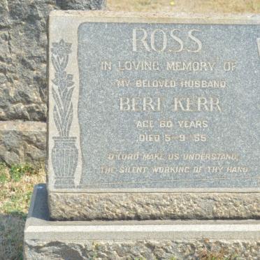 ROSS Bert Kerr -1955