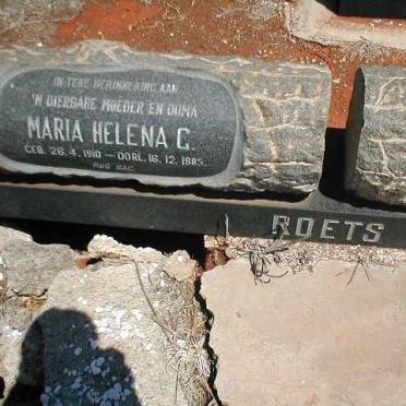 ROETS Maria Helena G. 1910-1983