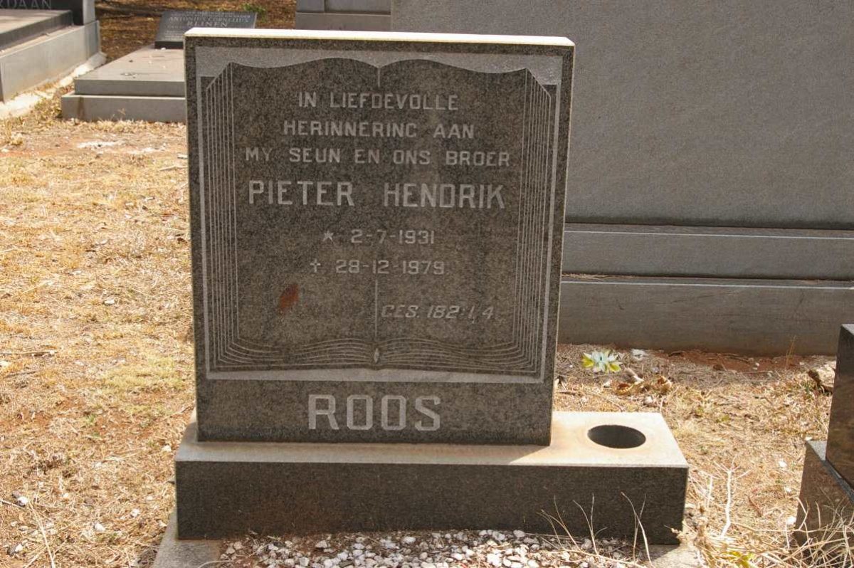 ROOS Pieter Hendrik 1931-1979
