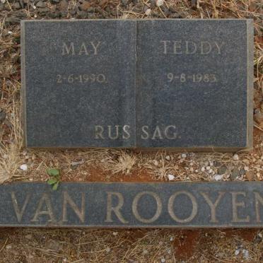 ROOYEN Teddy, van -1983 &amp; May -1990
