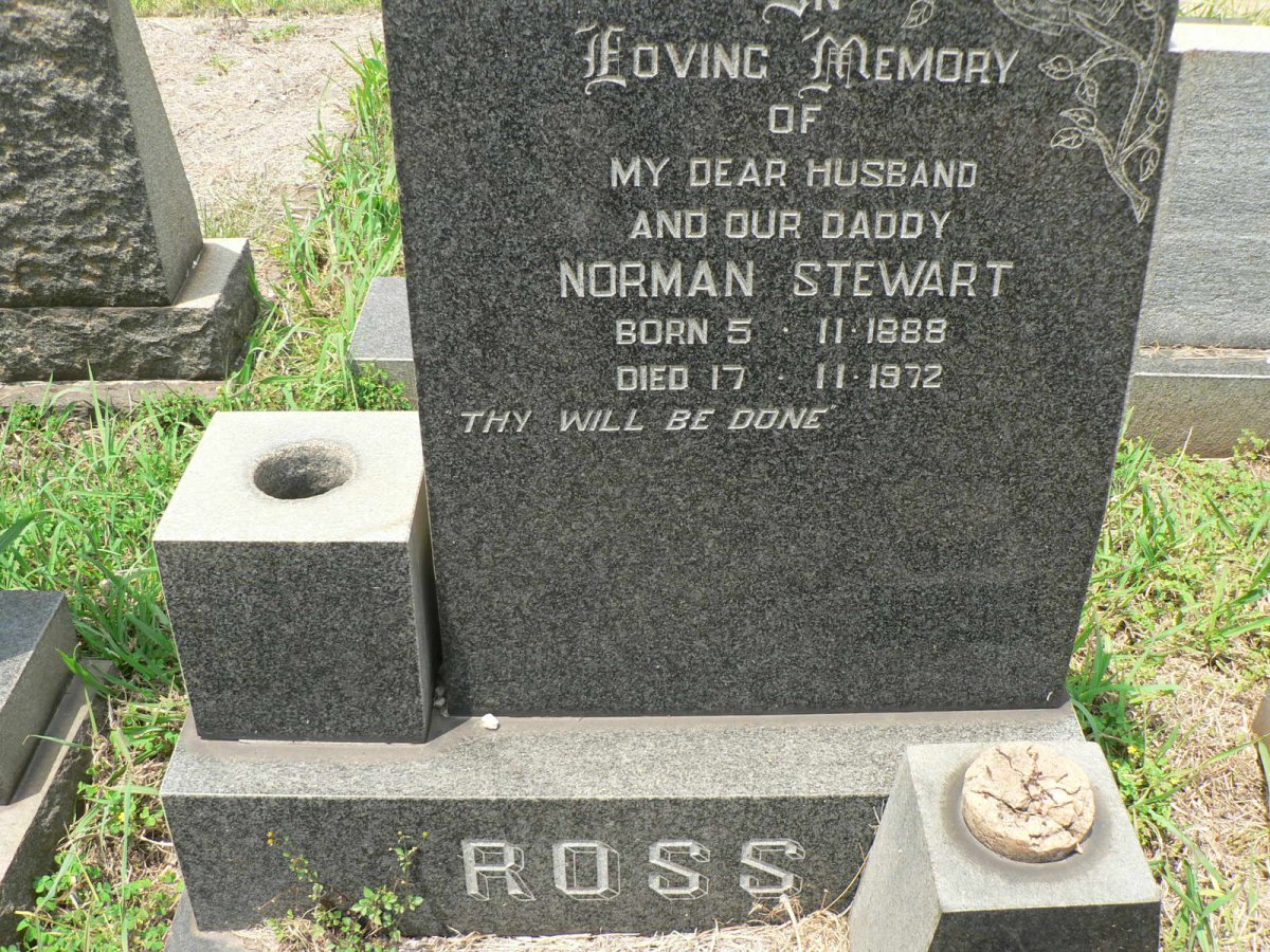 ROSS Norman Stewart 1888-1972