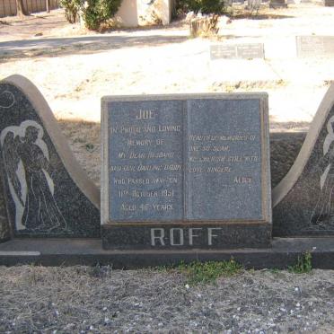 ROFF Joe -1951 &amp; Alice -199? 