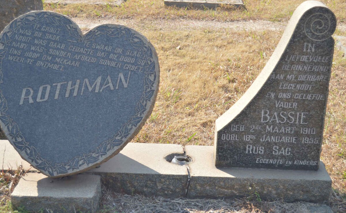 ROTHMAN Bassie 1910-1955 :: ROTHMAN Pietie 1918-1974 :: ROTHMAN Michael 1924-1973