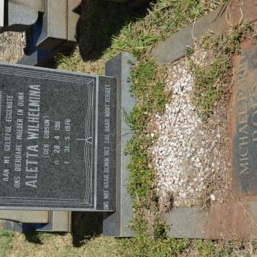 ROUX Michael Parry 1904-1988 &amp; Aletta Wilhelmina GIBSON 1911-1976