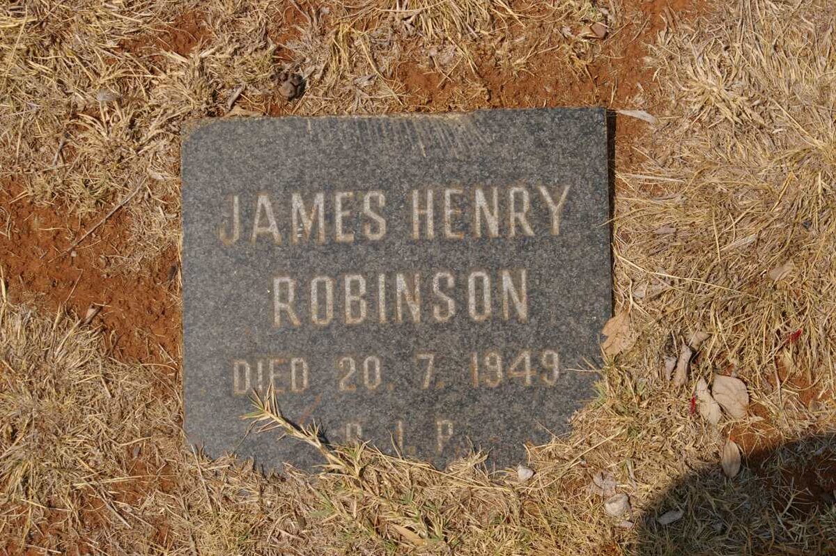 ROBINSON James Henry -1949