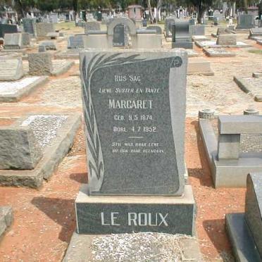 ROUX Margaret, le 1874-1952