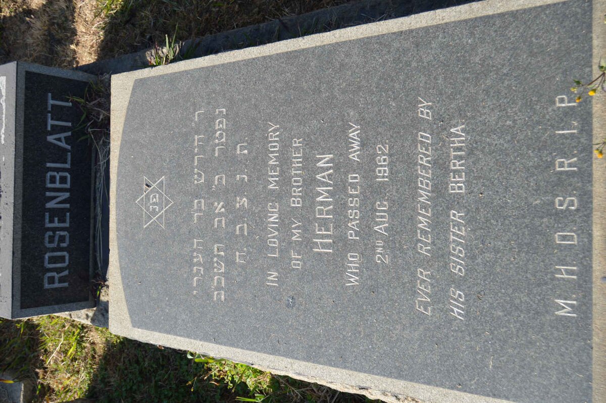 ROSENBLATT Herman -1962