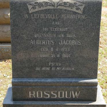 ROSSOUW Albertus Jacobus 1893-1964